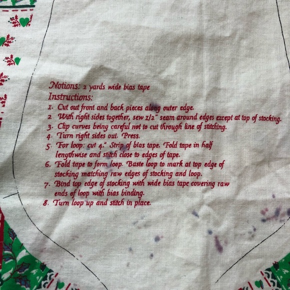 Vintage Christmas Stocking Patterns - Picture 4 of 4